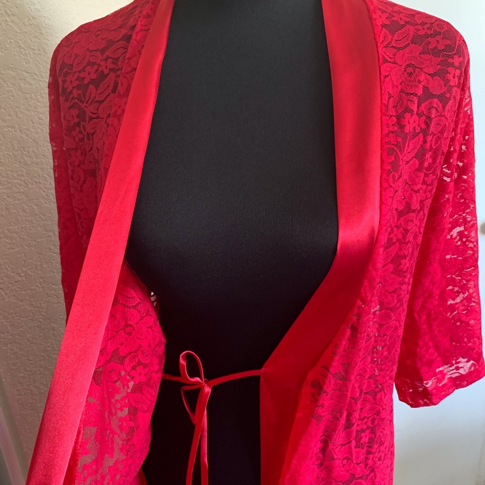 Apt. 9 Solid Lace Robe - Picture 8 of 11
